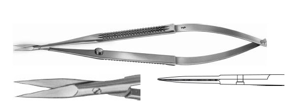 Майлесі мікроножиці прямі 160 мм